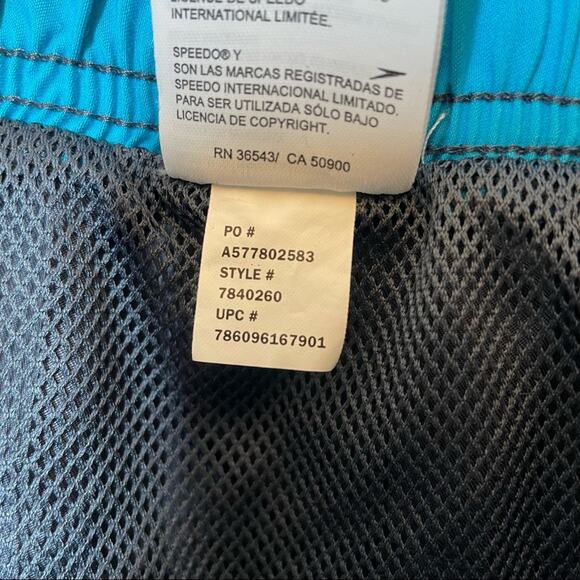 SPEEDO Marina Volley Quick-drying Swim Shorts Large Gray Mens - Picture 5 of 5